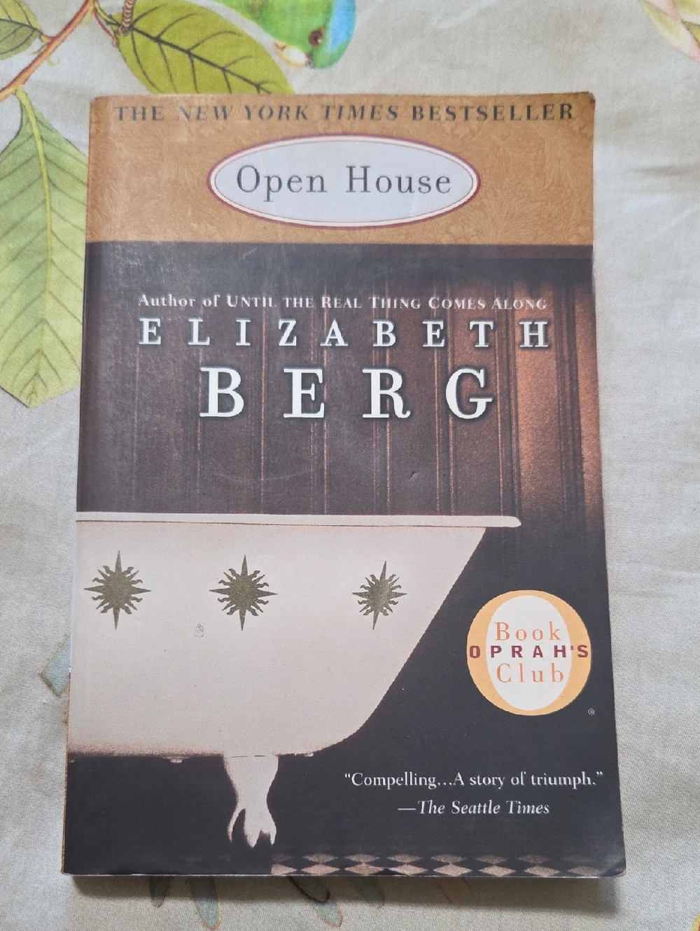 Open House by Elizabeth Berg- Operas Book Club Paperback Book